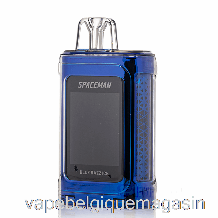 Vape Belgique Spaceman Prism 20k Jetable Bleu Razz Ice